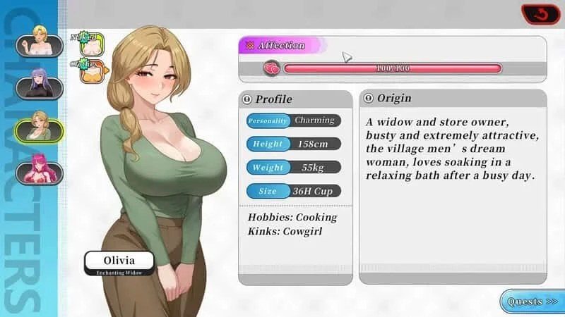 幸福岛幻想_Fantasy of Bliss Island 角色路线 实机截图 4